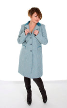 Load image into Gallery viewer, Bothwell coat Houndstooth Teal