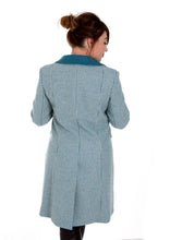 Load image into Gallery viewer, Bothwell coat Houndstooth Teal