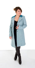 Load image into Gallery viewer, Bothwell coat Houndstooth Teal