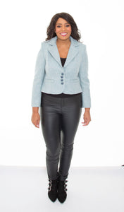 Ella fitted Jacket blue