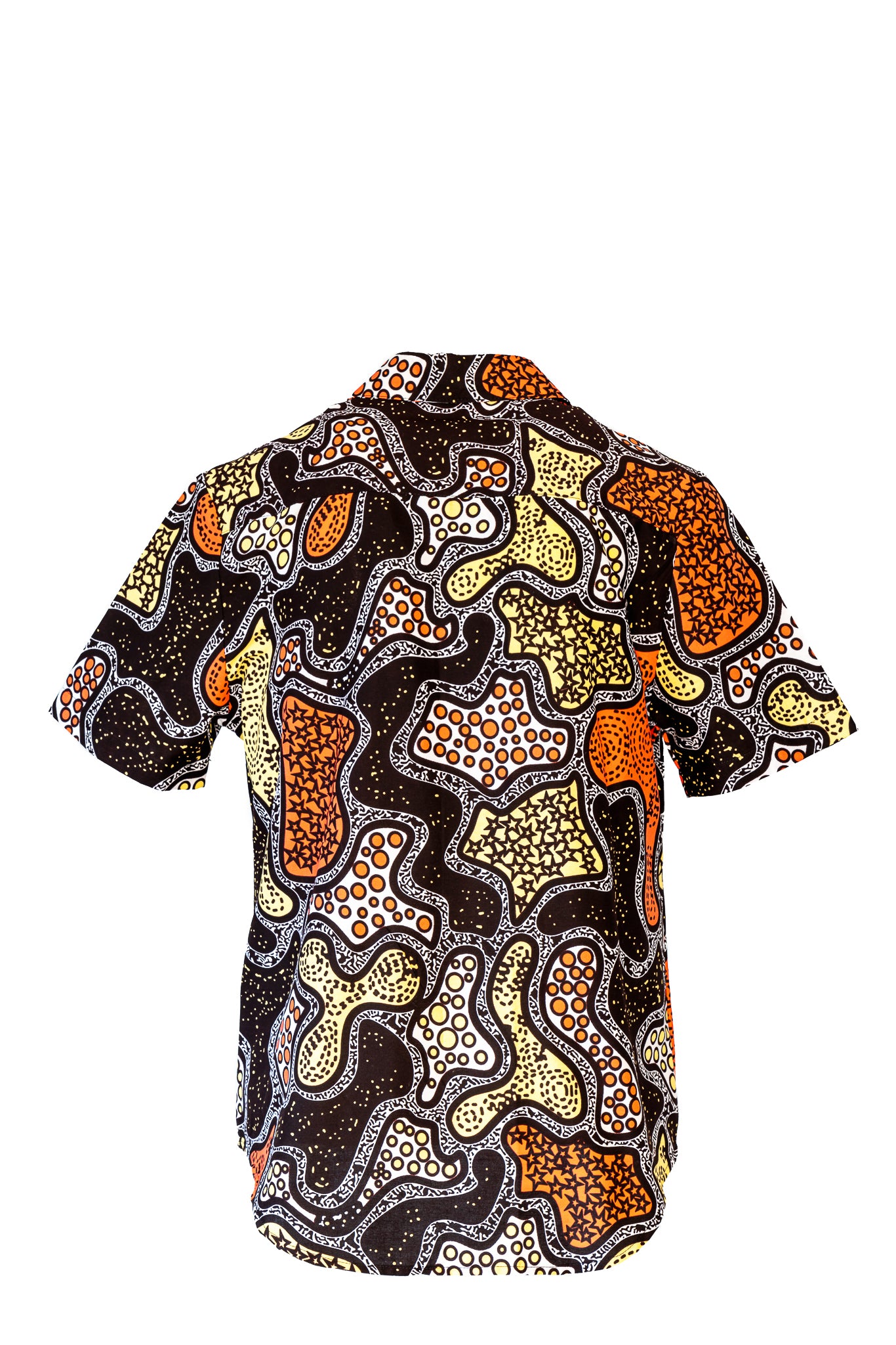 Cotton print short sleeve shirt -Multi colour
